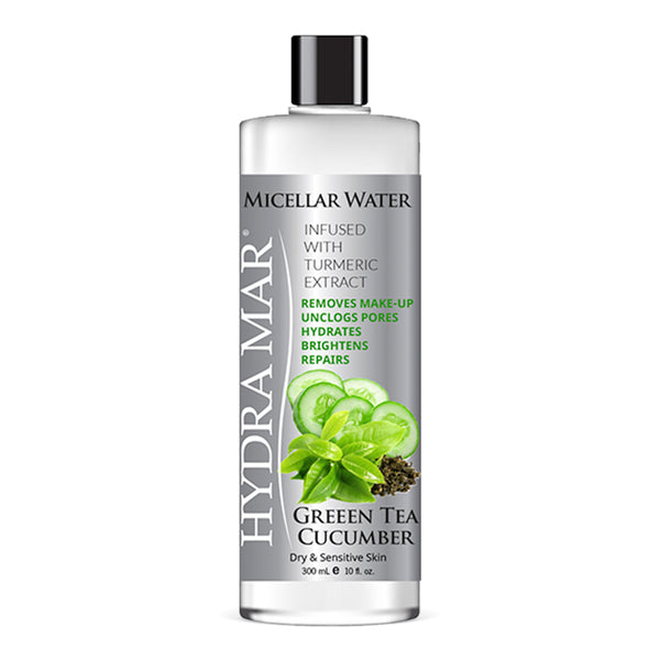 Hydra Mar Green Tea Cucumber Micellar Water, 10 oz