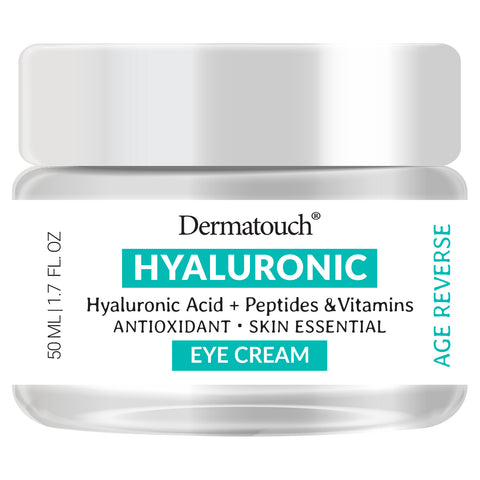 Dermatouch Hyaluronic Acid Eye Cream with Peptides & Vitamins, 1.7 fl oz