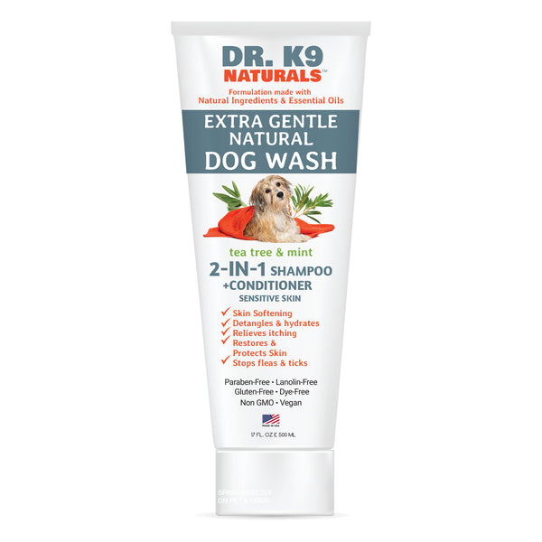 Dr. K9 Naturals 2-in-1 Shampoo & Conditioner, Tea Tree/Mint
