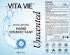 Vita Vie Moisturizing Hand Disinfectant Gel, Unscented, 8 oz (3-pack)