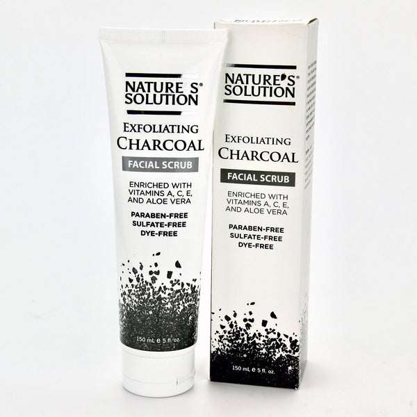 Nature's Solution Exfoliating Charcoal Facial Scrub