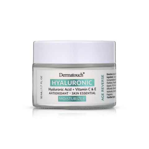 Dermatouch Hyaluronic Acid Moisturizer with Vitamin C & E, 1.7 fl oz