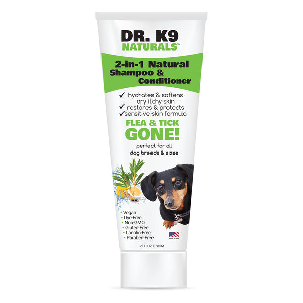 Dr. K9 Naturals 2-in-1 Shampoo & Conditioner, Lemon/Rosemary